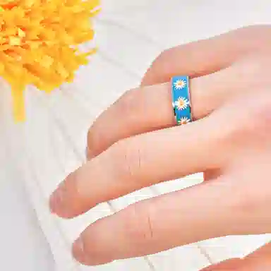 ASTAR HADES Daisy Enamel Ring