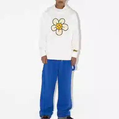 Drew House Daisy Hoodie White
