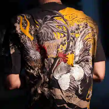 Sansheng Loose Fit Embroidered T-Shirt