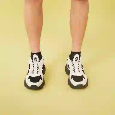 Lotto Retro Dad Sneakers Beige Black