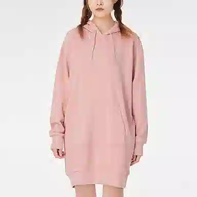Puma Classics Hooded Longsleeve Dress Pink