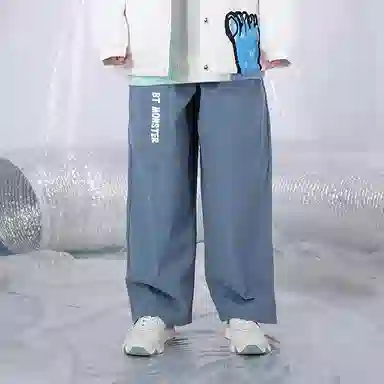 bt Loose Straight Wide Leg Pants