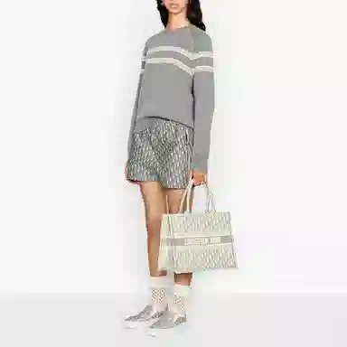 Dior Book Tote Grey