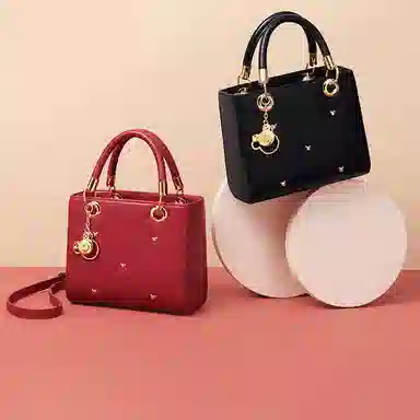 JUST STAR Lady Bag Black