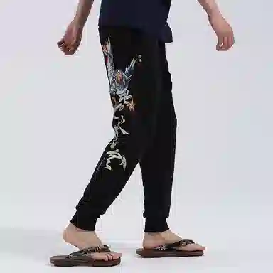 oniarai FW21 Black Jogger Pants