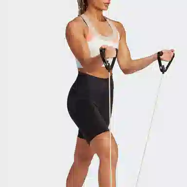 adidas x Marimekko Logo Print Sports Bra Coral Pink