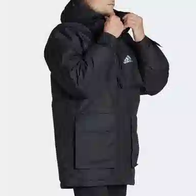 adidas Logo Print Down Jacket