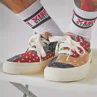 Vision Street Wear Low Top Patchwork Sneakers