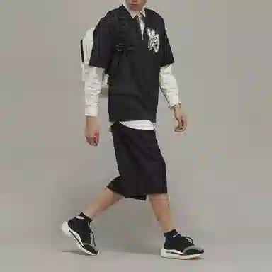 Y-3 SS23 Logo Half-Zip T-Shirt