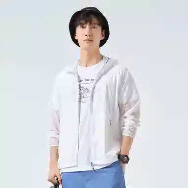 探路者 纯色防紫外线户外防晒服 男款