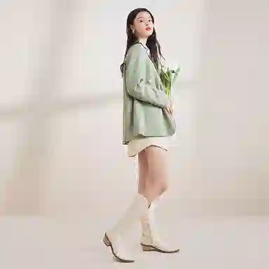 太平鸟 抗皱宽松西装 女款