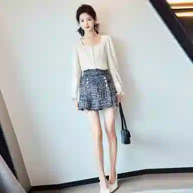 【dme】休闲圆领长袖衬衫 女款 杏色