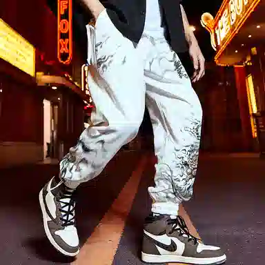 Kimura Sansha Jogger Pants White