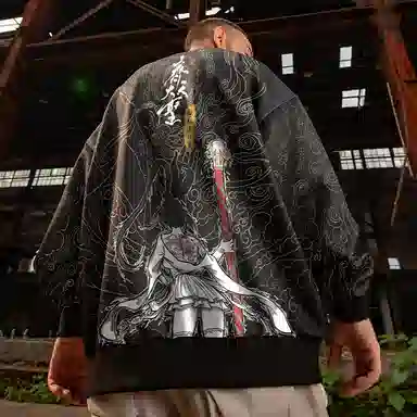 木村三社 数码印花卫衣 男女同款