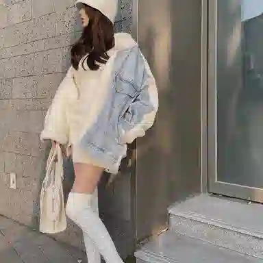 13 DEMARZO Denim Patchwork Jacket