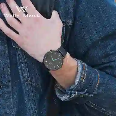 Welly Merck 42 Black Stainless Steel