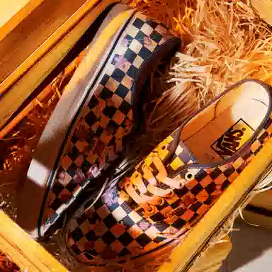 Vans Authentic Checkerboard Floral