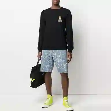 Moschino Teddy Bear Pullover Black