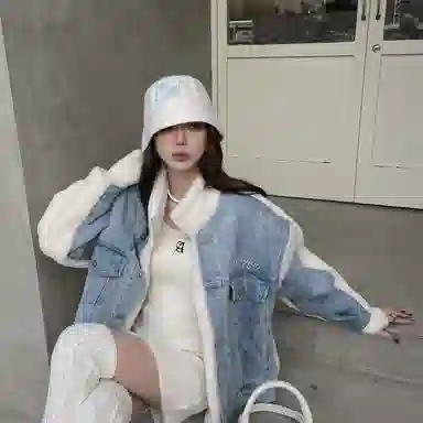 13 DEMARZO Denim Patchwork Jacket