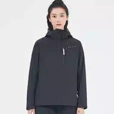探路者 纯色拉链连帽运动三合一冲锋衣 女款