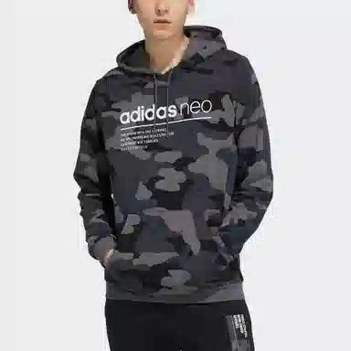 adidas neo M Sw Camo Hdy Logo