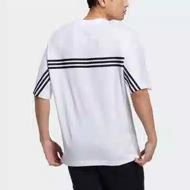 adidas Neo Printed Crew Neck T-Shirt White