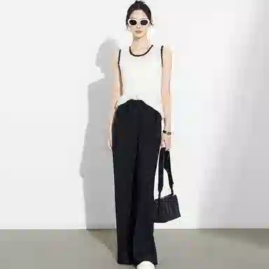 美洋 超轻直筒阔腿休闲裤 女款