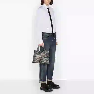 Dior Book Tote Blue/White