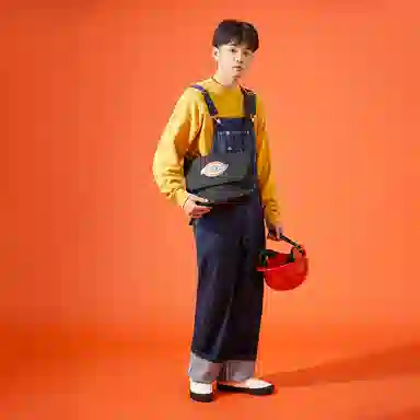 Dickies 100th Anniversary Black Messenger Bag