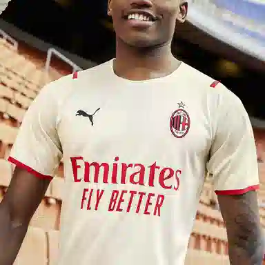 Puma AC Milan Away Fan Jersey Men Off-White
