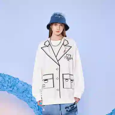 LAMLICKA Sweater White