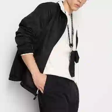 Armani Exchange FW23 Reversible Cotton Jacket White