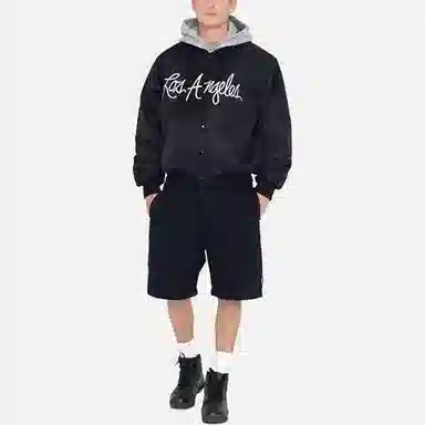 Stussy SS23 LA CHAPTER SATIN VARSITY JACKET