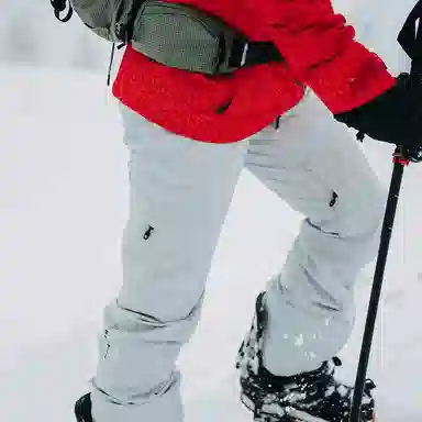 Burton AK Straight Snow Pants White