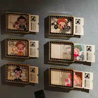 POP MART SKULLPANDA Life Drama Series Fridge Magnet Blind Box