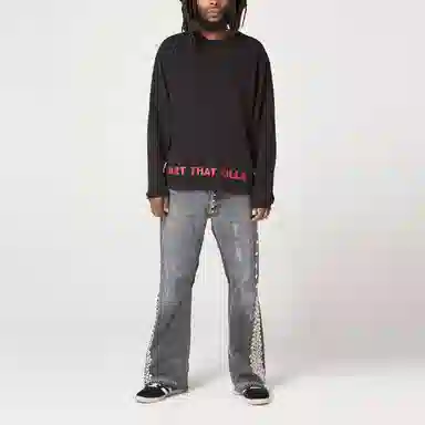 Gallery Dept. SS23 Crewneck Sweatshirt Black