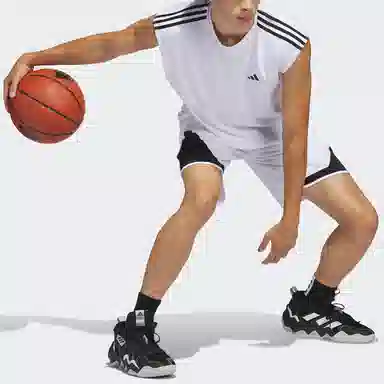 adidas All-world Sleeveless Tank Tee Logo