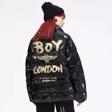 Boy London Logo Print Cotton Jacket