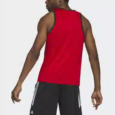 adidas Legends Basketball 3-Stripes Tank Top Logo