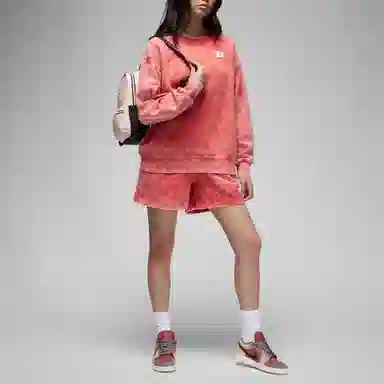 Jordan Flight Crewneck Pullover Red