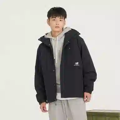 New Balance Hooded Jacket Black