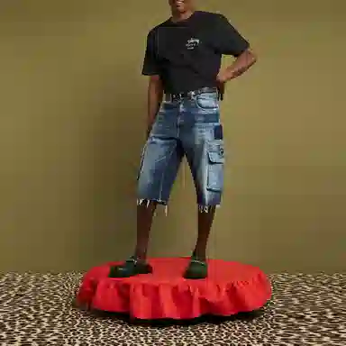 Stussy x Martine Rose SS23 Black Tee