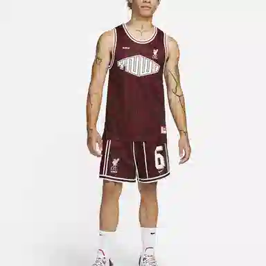 Nike x LeBron x Liverpool FC Burgundy Shorts