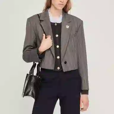 Sandro FW22 Blazer Grey