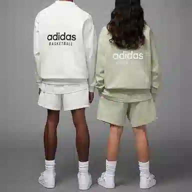 adidas originals Adidas Basketball Chapter 1 Sweat Crew Cloudwhit