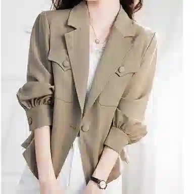 【dme】 薄款休闲西装外套风衣 女款