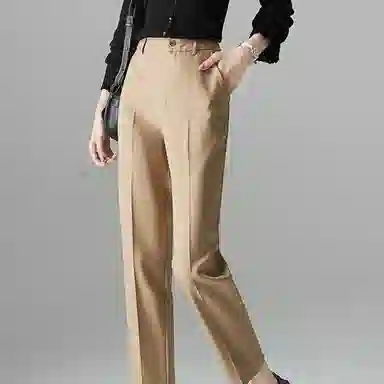 【dme】 百搭直筒休闲裤 女款 卡其