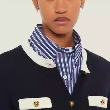 Miu Miu Logo Earrings Silver