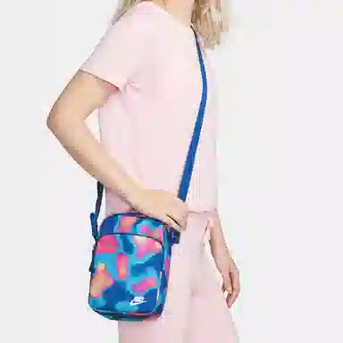 Nike Heritage Crossbody Bag Royal Blue/White