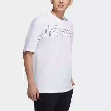 adidas Neo Printed Crew Neck T-Shirt White